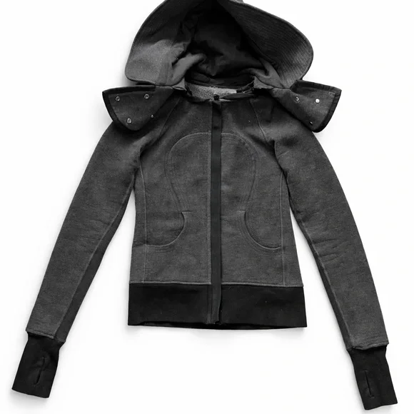 Lululemon Scuba Hoodie Detachable Hood Sz 4 - Picture 2 of 15